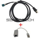2M Diagnostics Ethernet Cable for Tesla Toolbox + ETH/USB Adapter – Model S/X All Versions