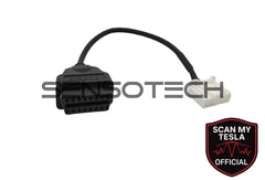 Model S/X ( 09/2015->09/2021 ) 20 pin OBD II Diagnostics Cable - Scan My Tesla Original