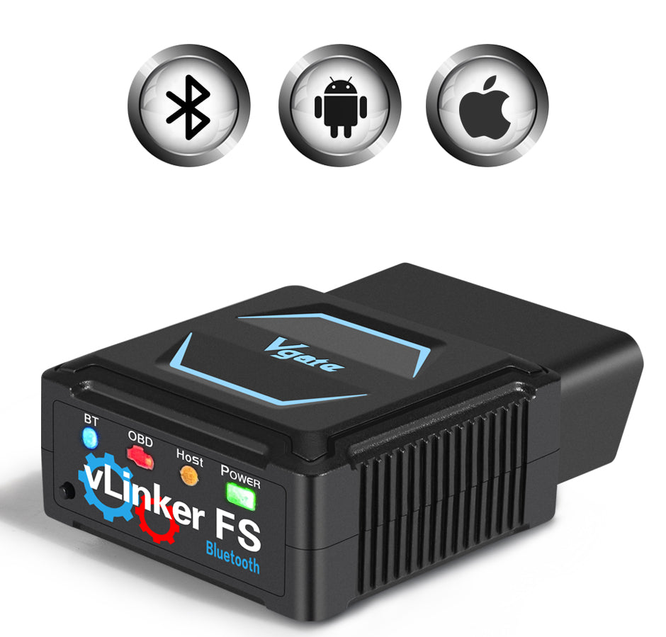 OBDII Bluetooth Dongle Vgate for Android & iOS - Scan My Tesla Approved & Apple MFi Certified