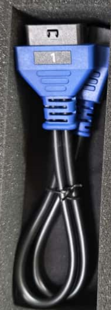 CUSTOMIZED_BLUE OBD + REFERENCE "1" LABEL - FCA 12+8 - TÜV NORD