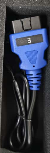 CUSTOMIZED_BLUE OBD + REFERENCE "3" LABEL - TÜV NORD