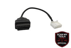 Model S/X ( 09/2015->09/2021 ) 20 pin OBD II Diagnostics Cable - Scan My Tesla Original